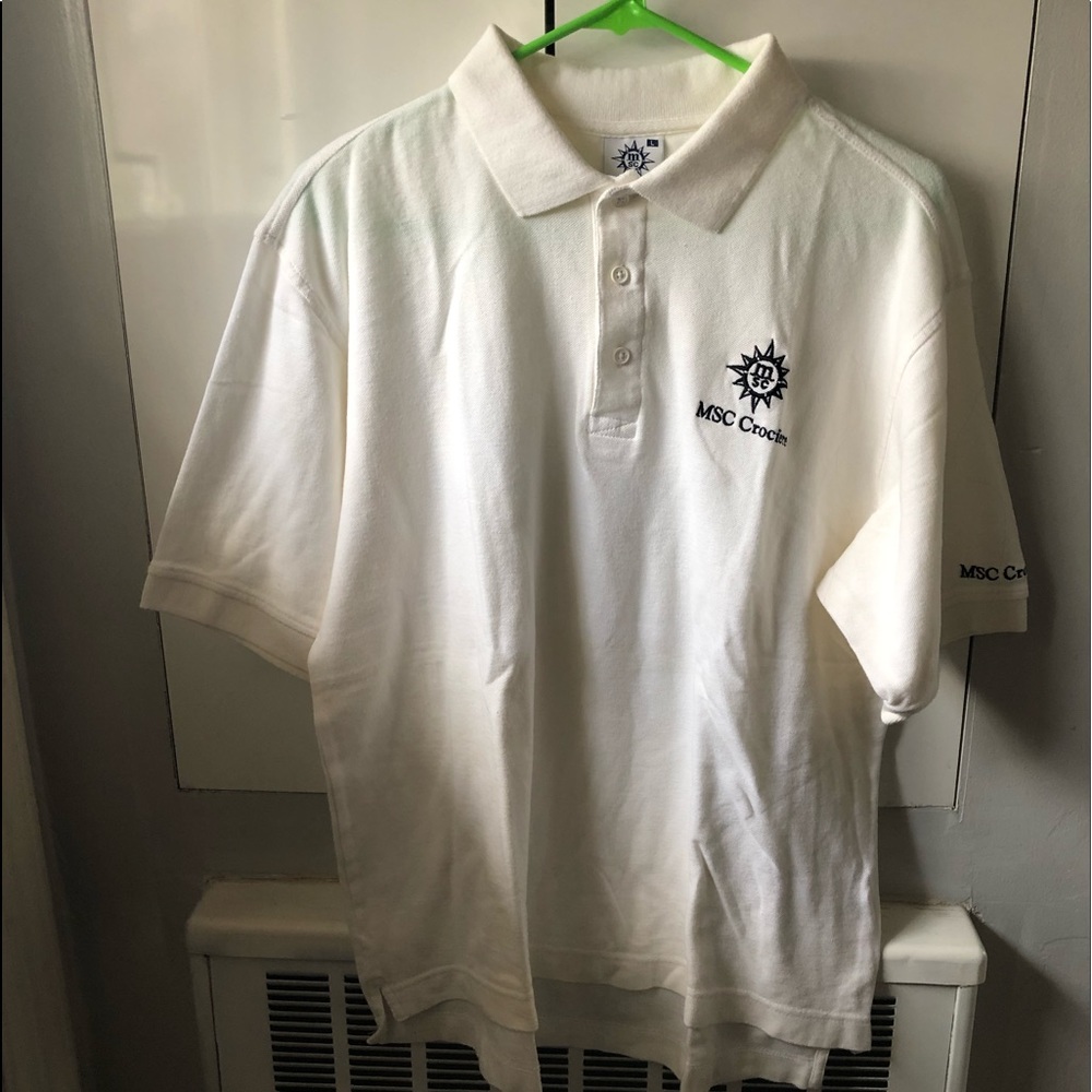 NWOT MSC White Polo L
